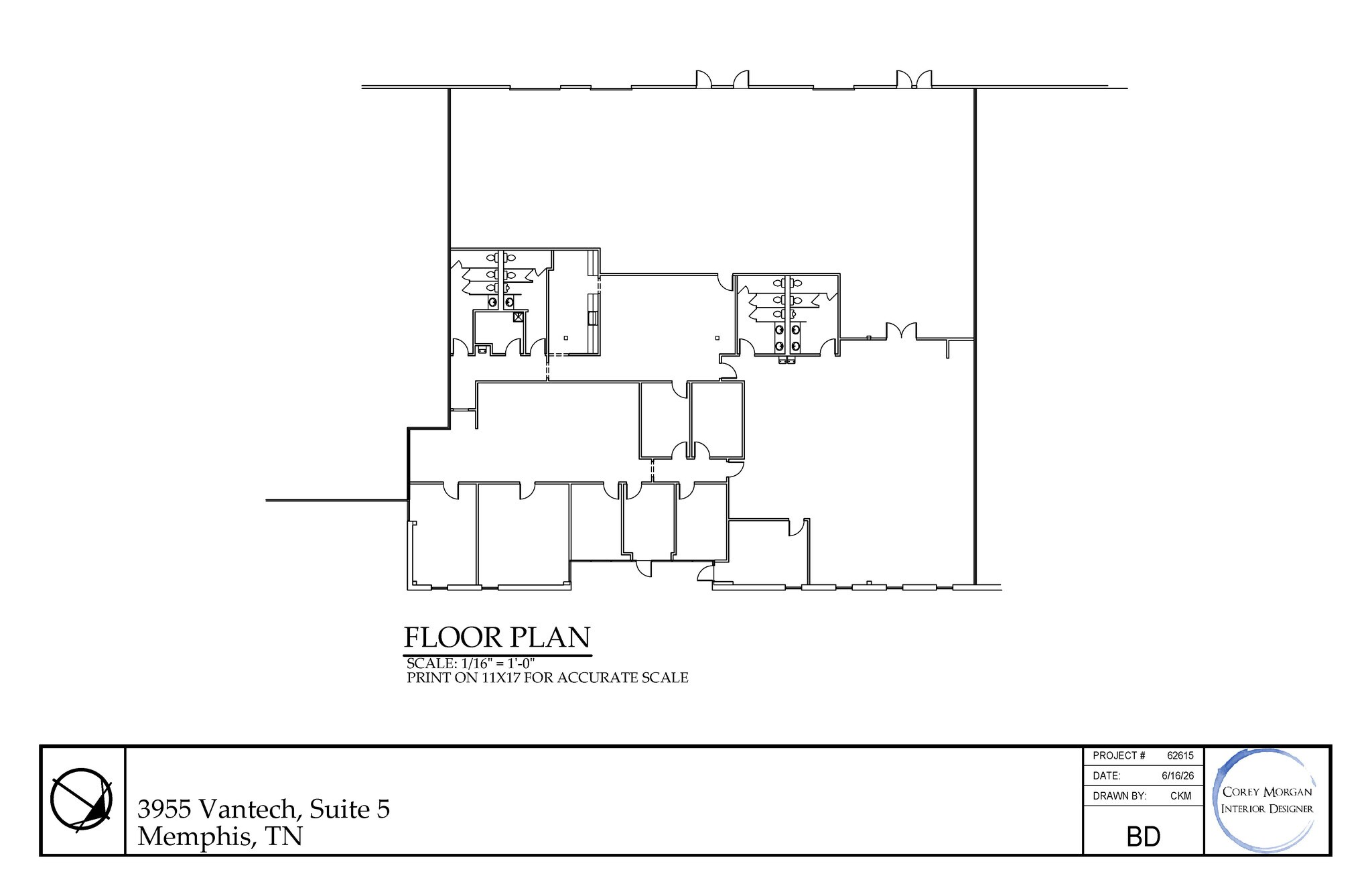 3930 Vantech Dr, Memphis, TN for lease Floor Plan- Image 1 of 2