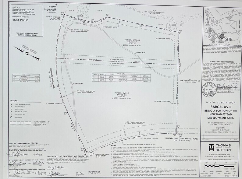 3701 Highgate Blvd, Bloomingdale, GA for sale - Plat Map - Image 3 of 5