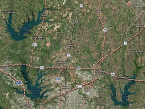 9431 FM1385, Pilot Point, TX - AERIAL  map view