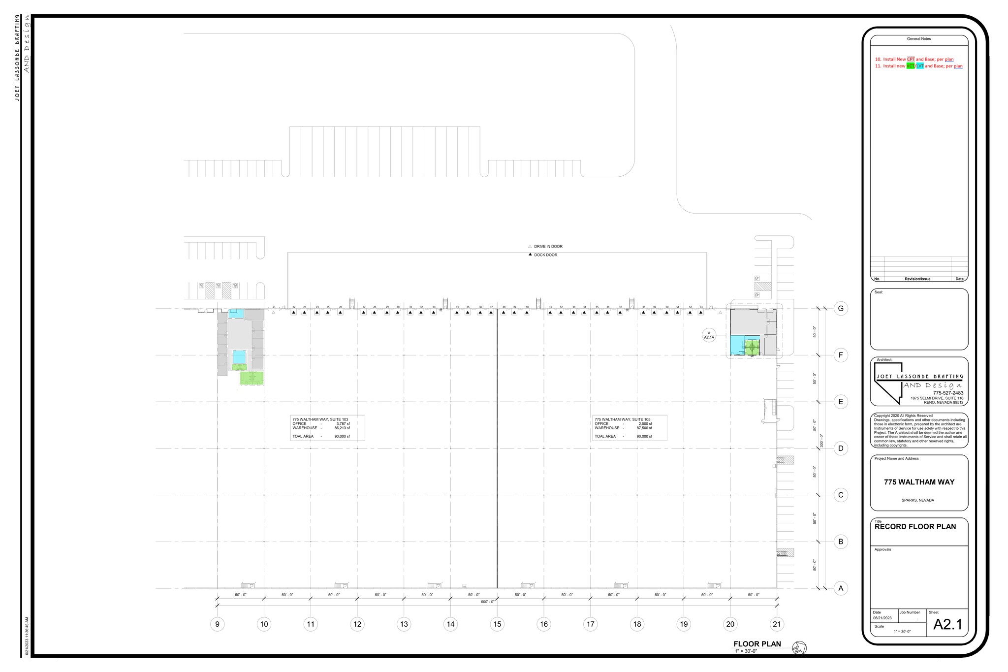 775 Waltham Way, Mccarran, NV for lease Site Plan- Image 1 of 2