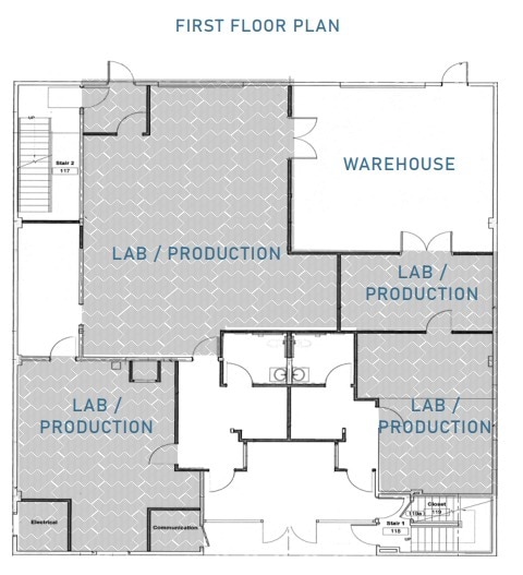 7542 Trade St, San Diego, CA for lease Floor Plan- Image 1 of 2