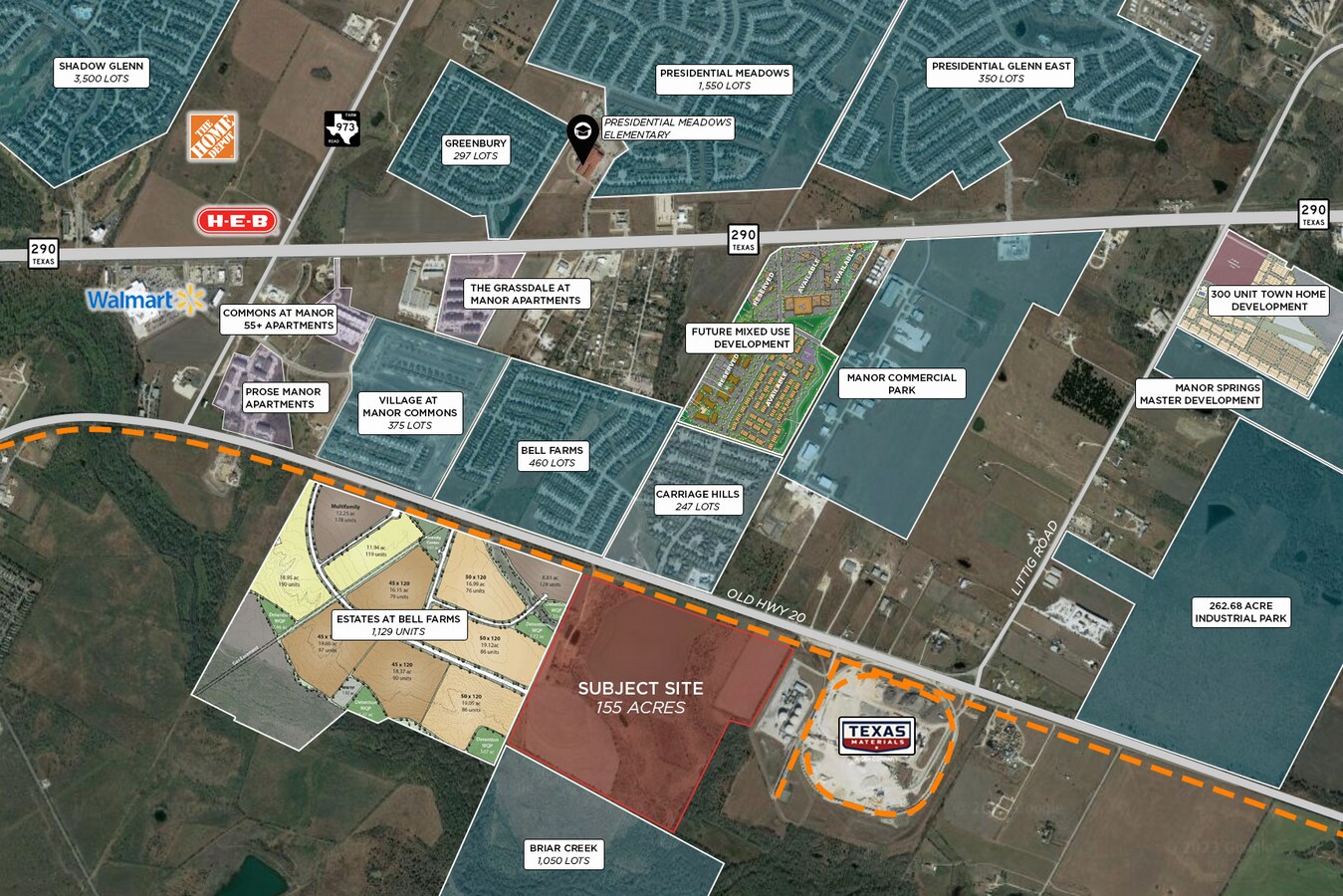 13111 Old 20 hwy, Manor, TX 78653 Koether 155 Acres