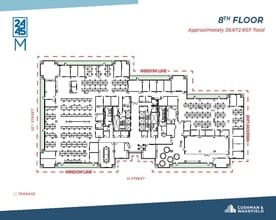 2445 M St NW, Washington, DC for lease Floor Plan- Image 1 of 7