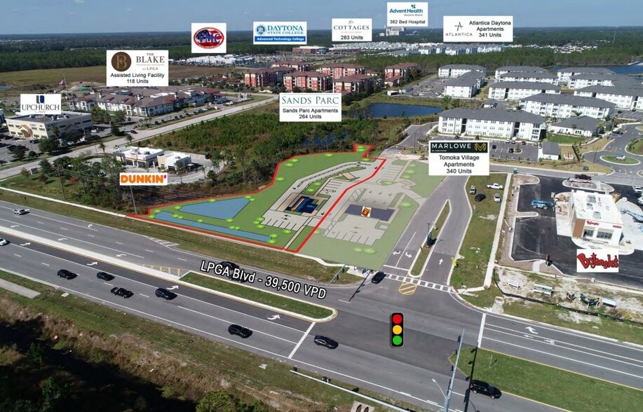 1972 Lpga Blvd, Daytona Beach, FL for sale - Site Plan - Image 2 of 5