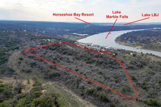 103 Palmie Ln, Marble Falls, TX - AERIAL  map view - Image1