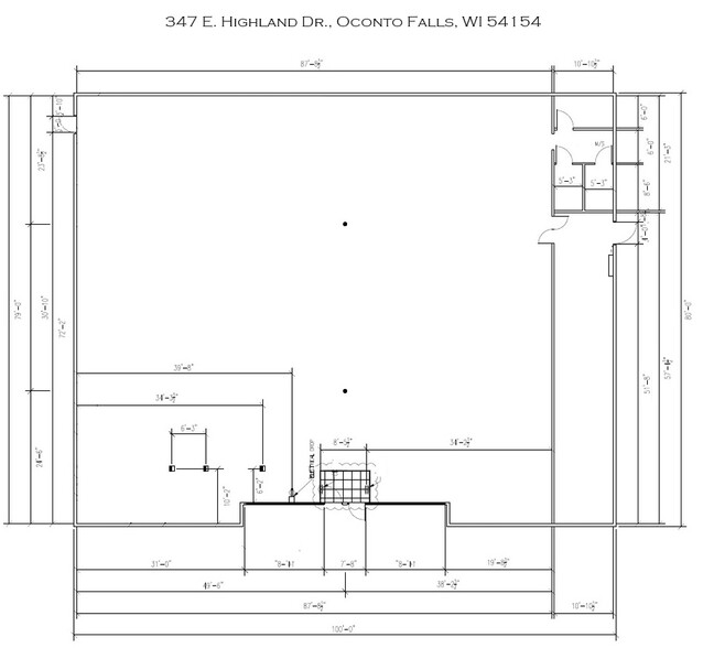 347 E Highland Dr, Oconto Falls, WI for sale - Floor Plan - Image 2 of 4