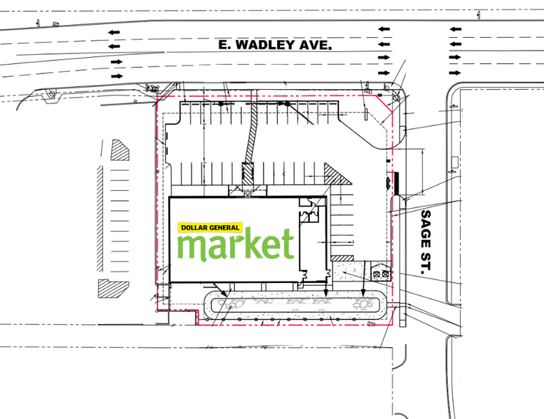 3211 Sage St, Midland, TX for sale - Site Plan - Image 3 of 3