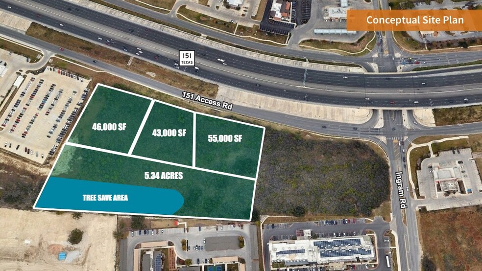 State Highway 151 & Loop 410, San Antonio, TX for sale - Site Plan - Image 2 of 3