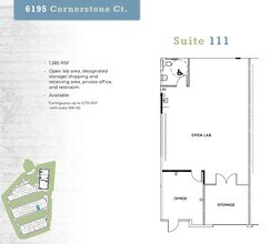 6185 Cornerstone Ct E, San Diego, CA for lease Floor Plan- Image 1 of 1