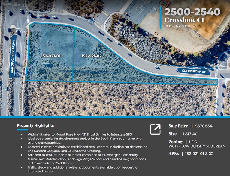 2500 Crossbow Ct, Reno, NV for sale - Building Photo - Image 2 of 4