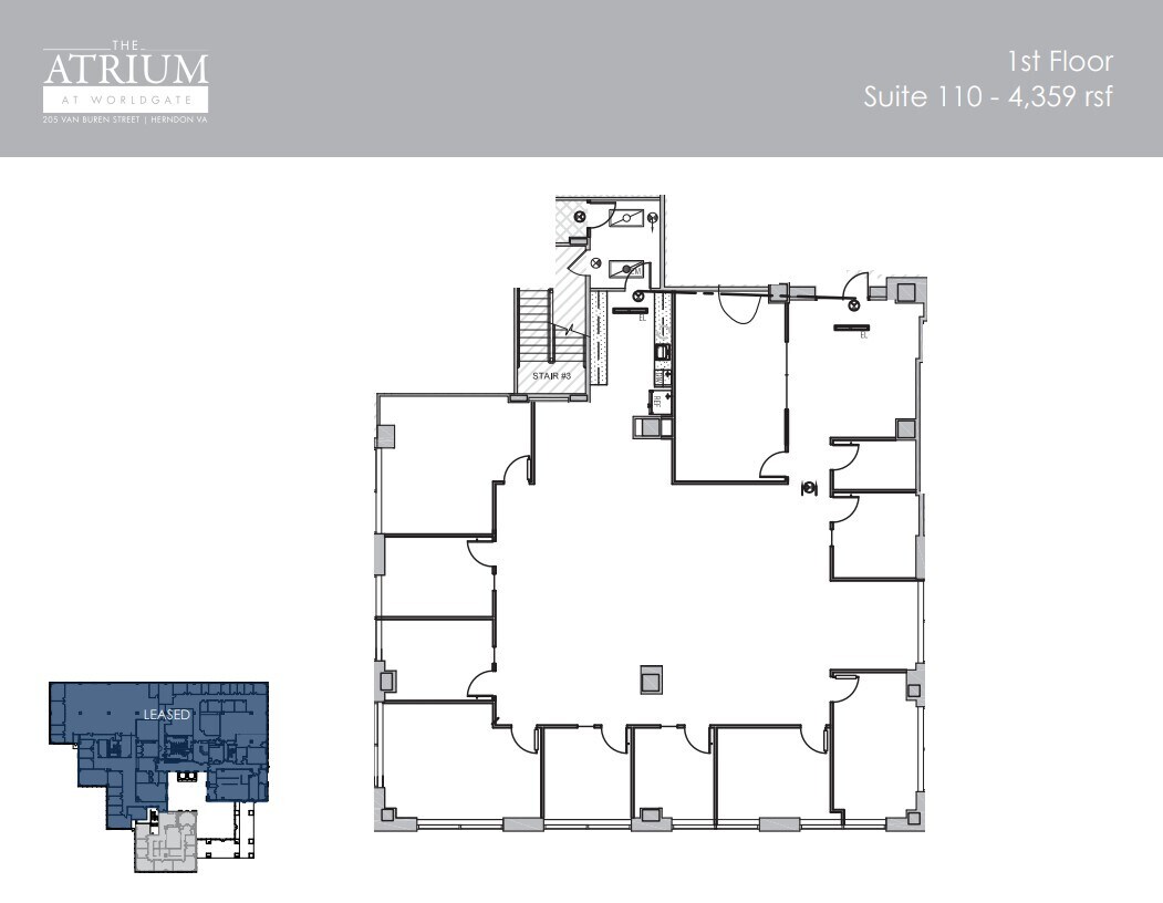 205 Van Buren St, Herndon, VA for lease Floor Plan- Image 1 of 1