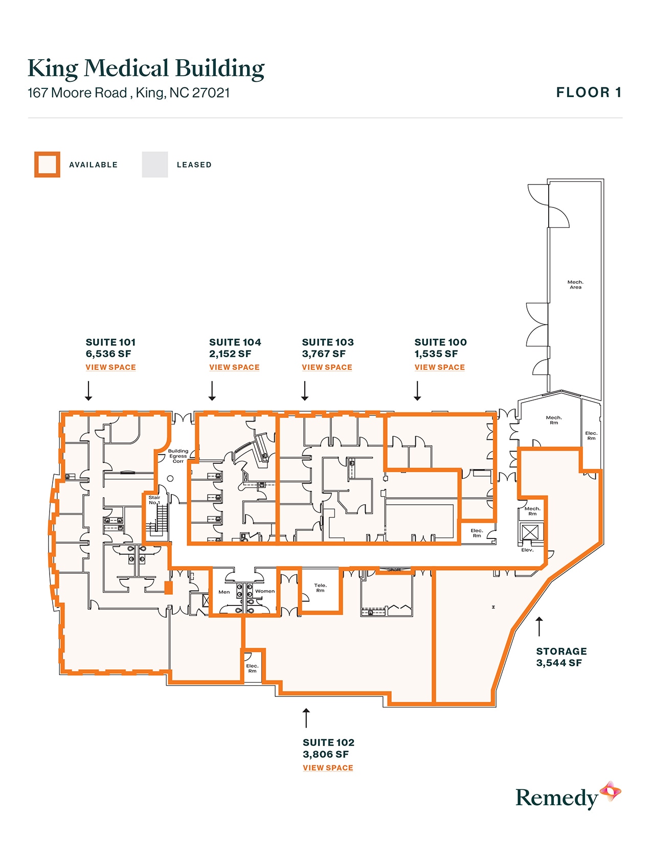 167 Moore Rd, King, NC for lease Floor Plan- Image 1 of 1