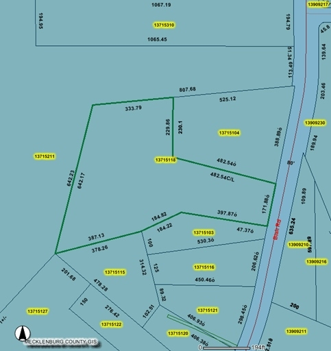 11013 Blair Rd, Charlotte, NC for sale - Plat Map - Image 1 of 1