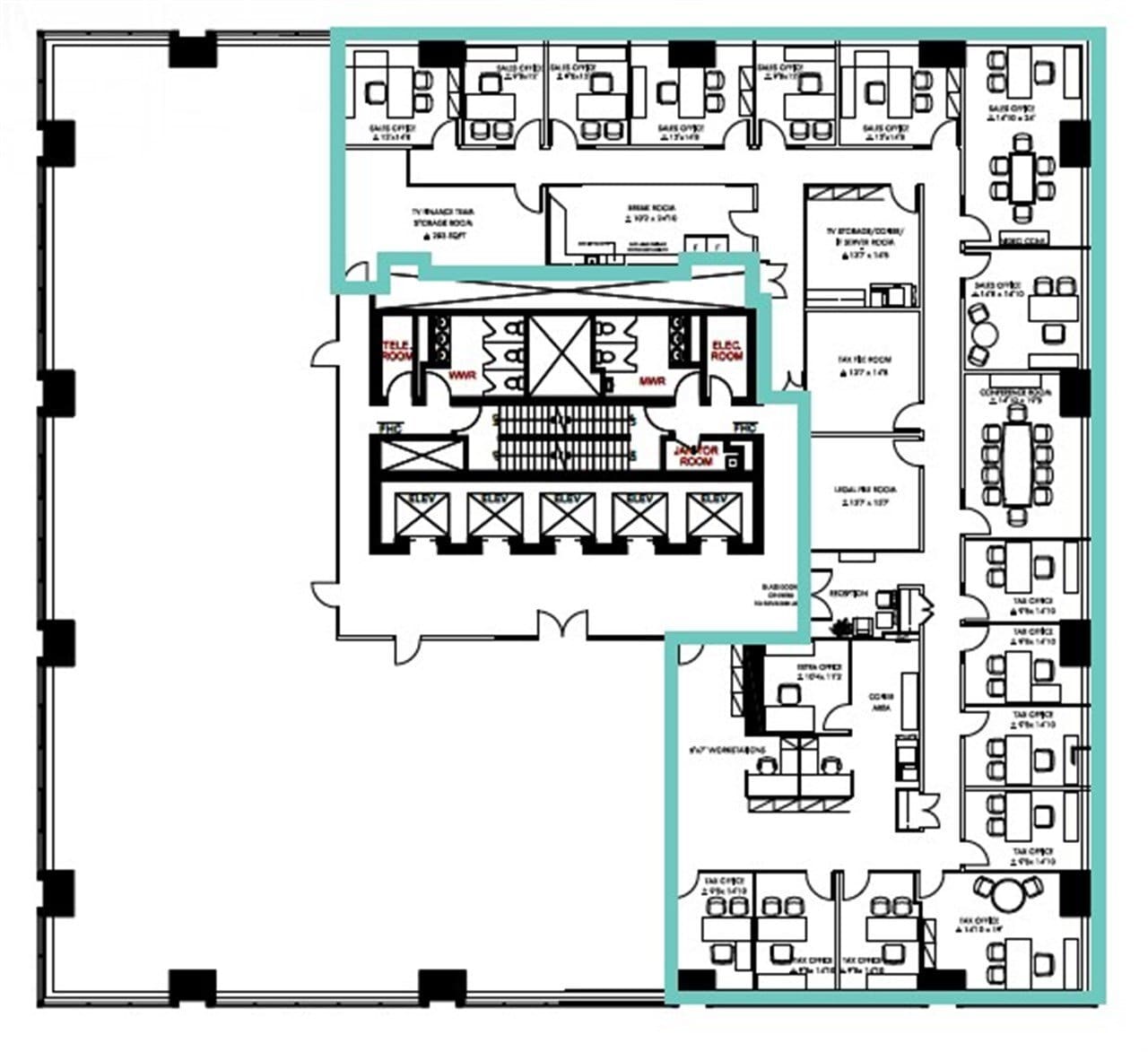 2 Bloor St W, Toronto, ON for lease Floor Plan- Image 1 of 1