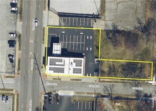 6145 Troost Ave, Kansas City, MO - AERIAL map view
