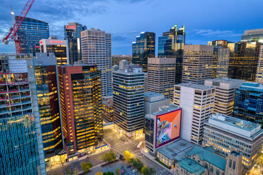 444 5th Ave SW, Calgary, AB for lease - Aerial - Image 3 of 3