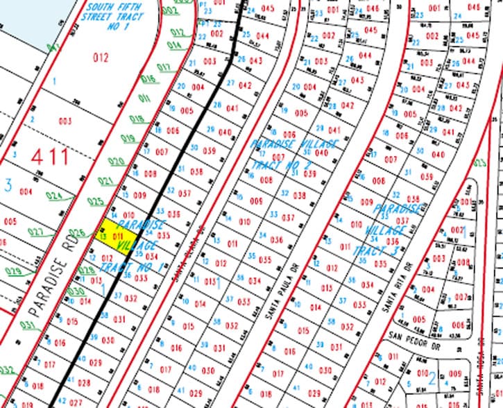 2117 Paradise Rd, Las Vegas, NV for sale - Plat Map - Image 2 of 7
