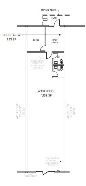 3720-3750 Warner Ave, Santa Ana, CA for lease Floor Plan- Image 1 of 2