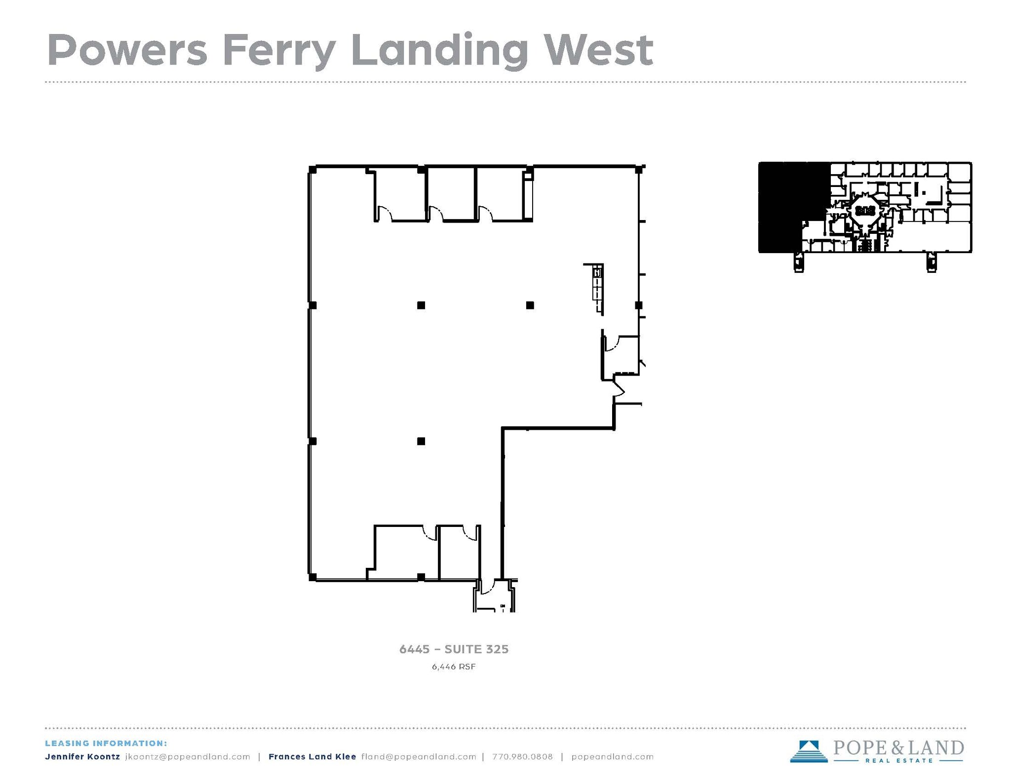 6445 Powers Ferry Rd NW, Atlanta, GA for lease Floor Plan- Image 1 of 1