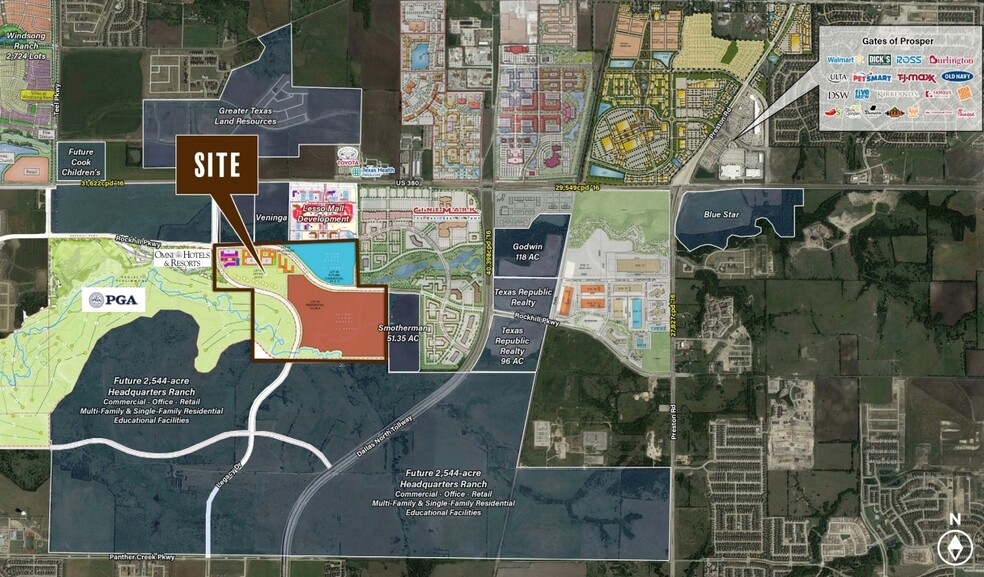 Legacy Dr & PGA Pky, Frisco, TX for sale - Site Plan - Image 2 of 2