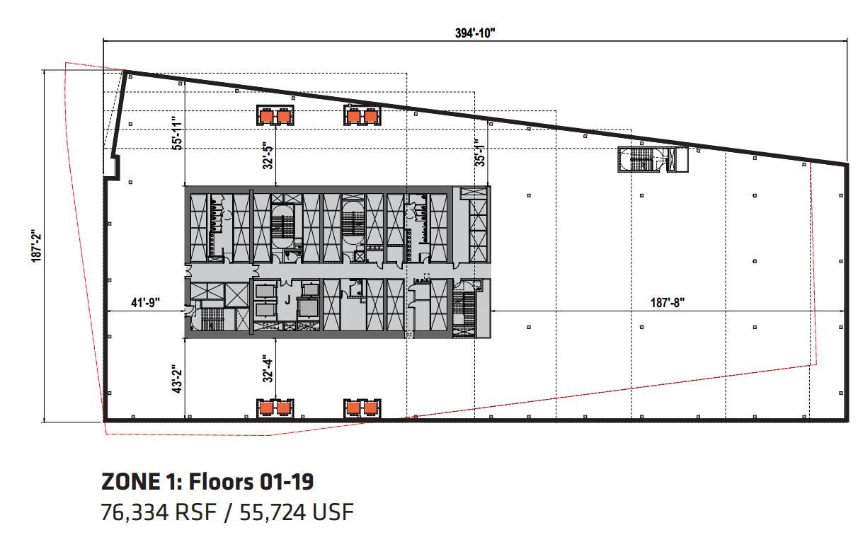 2 World Trade Center, New York, NY for lease Floor Plan- Image 1 of 1