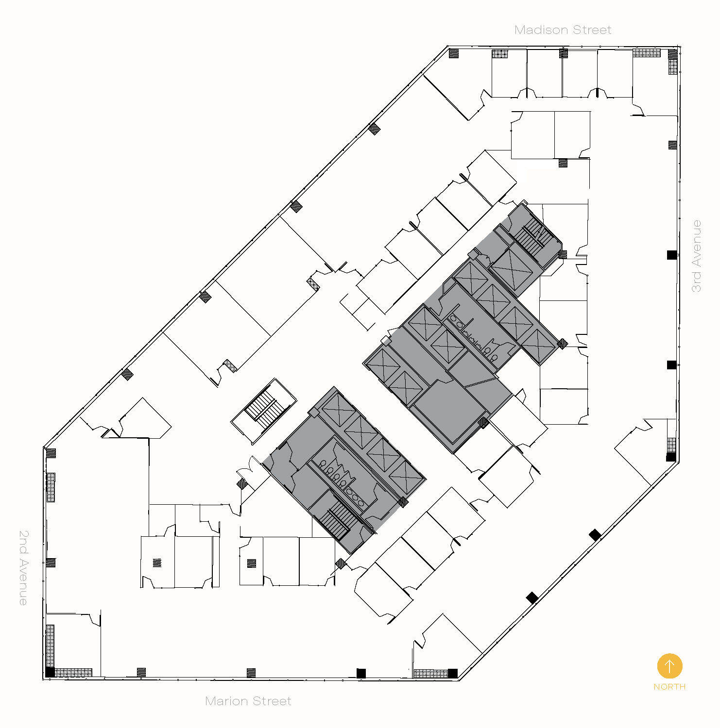 999 3rd Ave, Seattle, WA for lease Floor Plan- Image 1 of 4