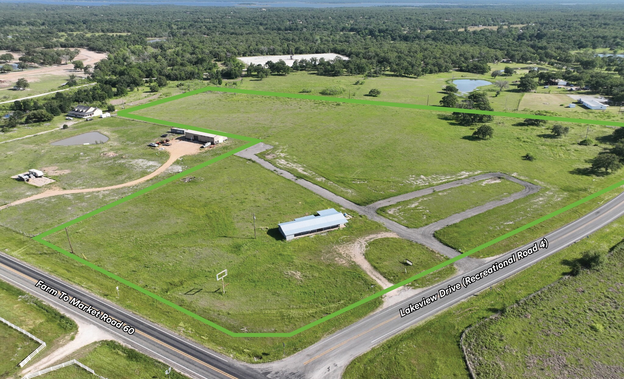 12019 Recreational Road 4, Somerville, TX for sale Aerial- Image 1 of 8