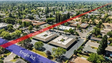 3637 Mission Ave, Carmichael, CA - AERIAL  map view - Image1