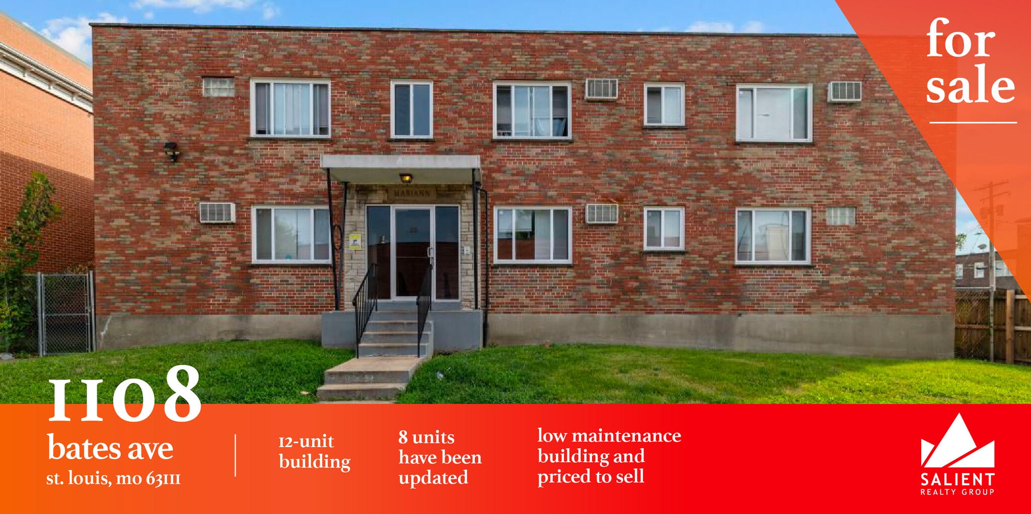 1108 Bates St, Saint Louis, MO for sale Building Photo- Image 1 of 12