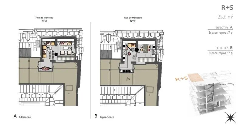 52 Rue De Monceau, Paris for lease Floor Plan- Image 1 of 7