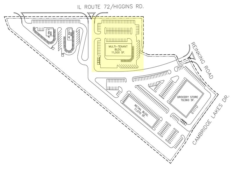 Route 72, Pingree Grove, IL for lease - Site Plan - Image 2 of 2