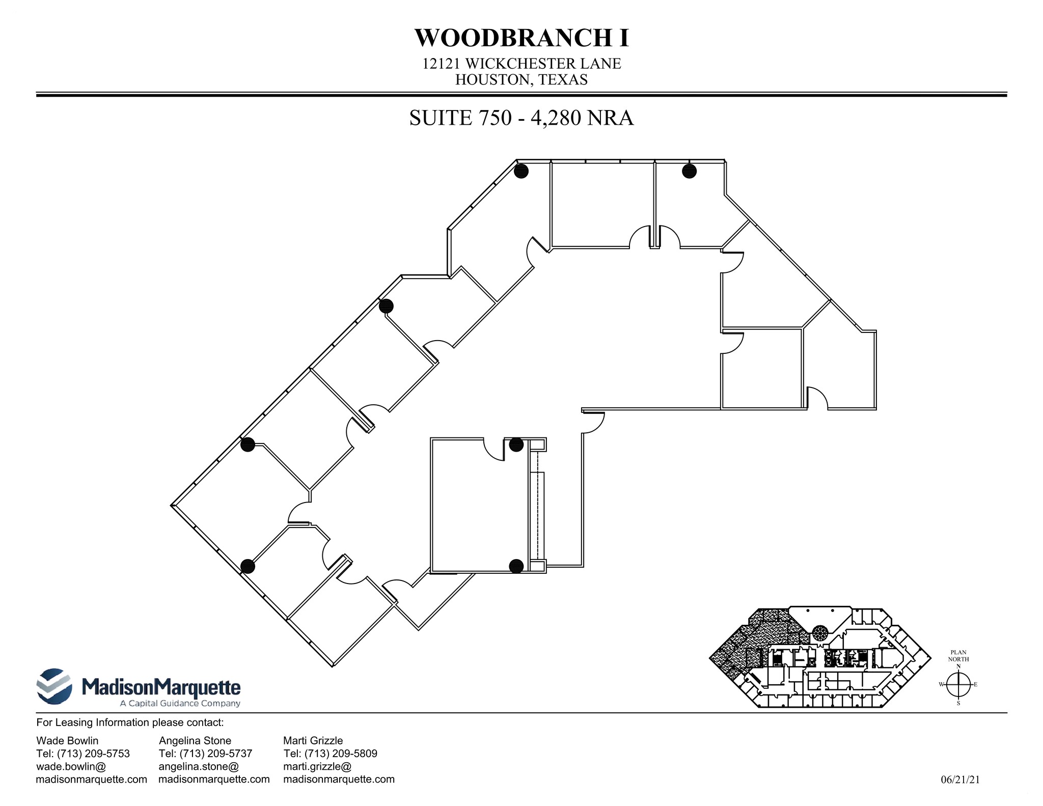 12121 Wickchester Ln, Houston, TX for lease Site Plan- Image 1 of 1