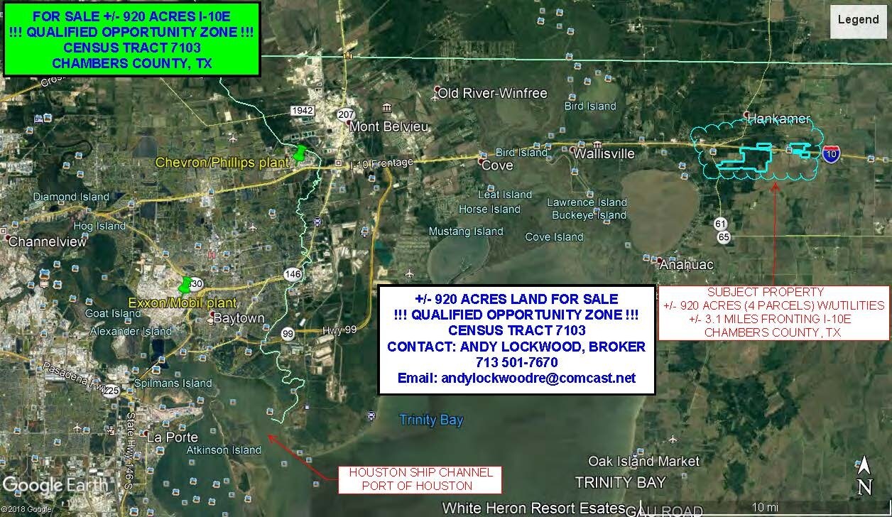 I 10E SH 61, Hankamer, TX 77560 Land Property for Sale