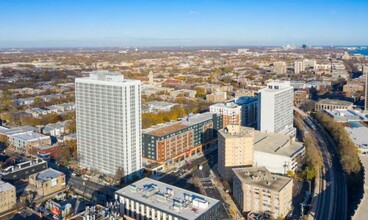 6418-6422 N Sheridan Rd, Chicago, IL - aerial  map view