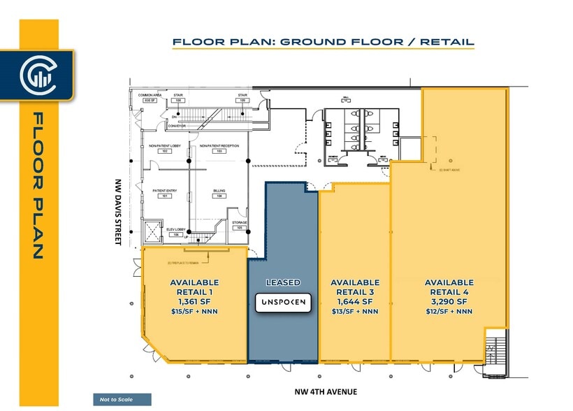 140 NW 4th Ave, Portland, OR for lease - Floor Plan - Image 2 of 10