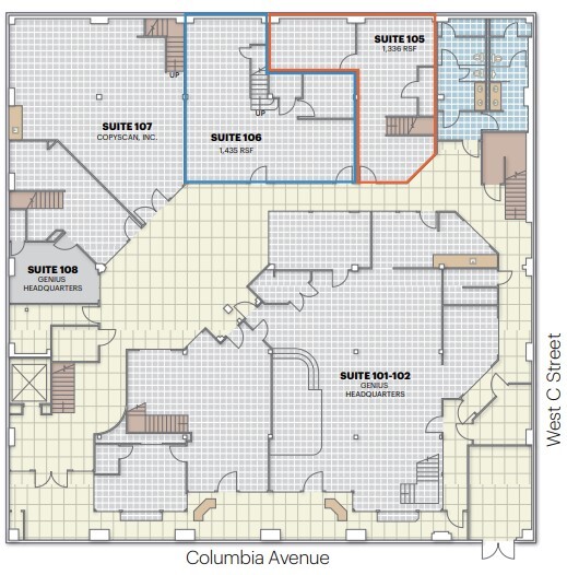 1133 Columbia St, San Diego, CA for sale Floor Plan- Image 1 of 1