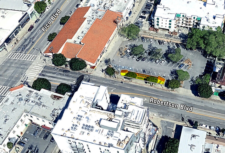 1414-1420 S Robertson Blvd, Los Angeles, CA for lease - Aerial - Image 2 of 2