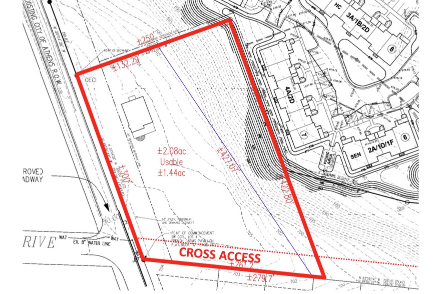 French Farms Boulevard, Athens, AL for sale - Plat Map - Image 3 of 3