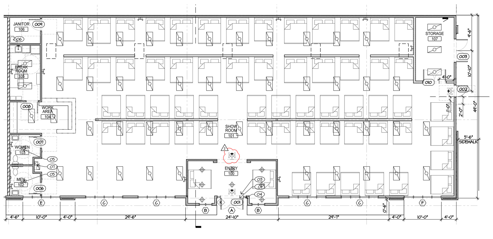 5400 Knudsen Dr, Bakersfield, CA for lease Typical Floor Plan- Image 1 of 1