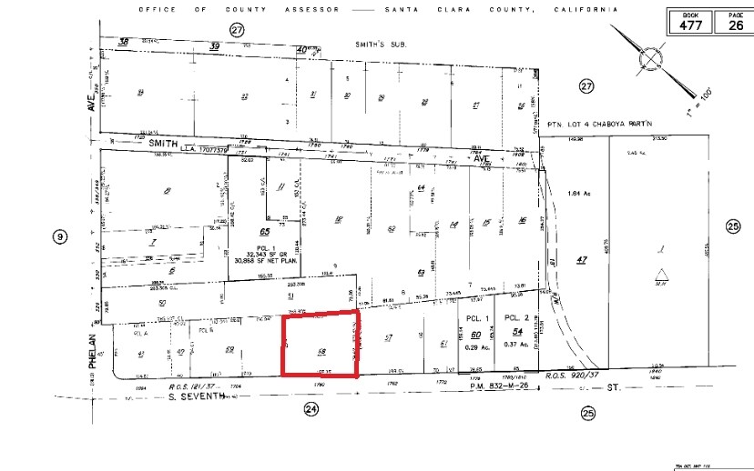 1760 S 7th St, San Jose, CA for lease - Plat Map - Image 2 of 12