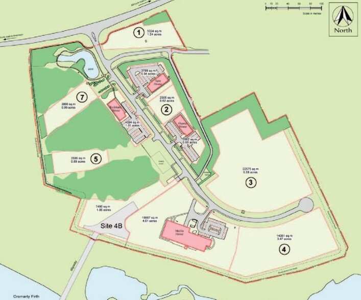 A9, Alness for sale - Site Plan - Image 2 of 2