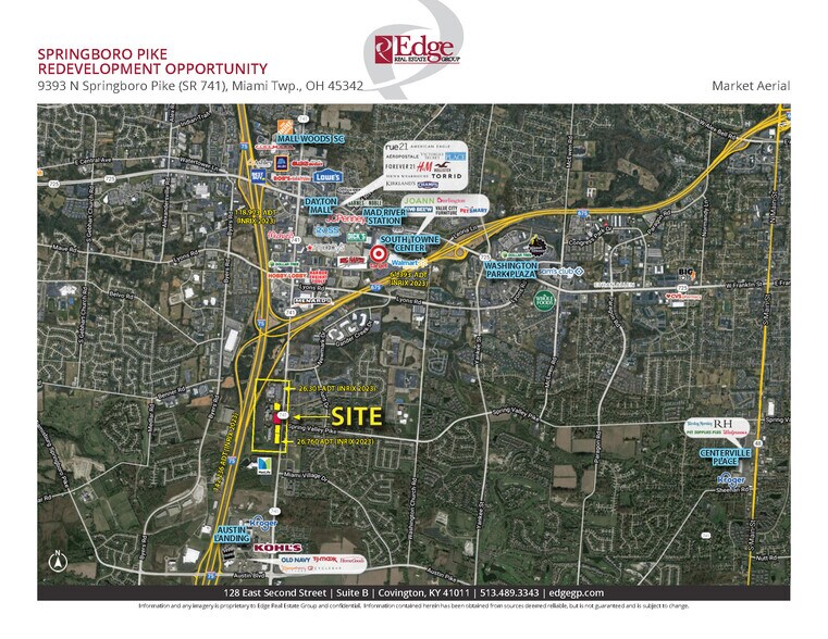 9393 Springboro Pike, Miamisburg, OH for lease - Aerial - Image 2 of 6