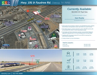 More details for NWQ of 191 and Faudree, Odessa, TX - Land for Lease