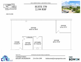 1301 S Bowen Rd, Arlington, TX for lease Floor Plan- Image 2 of 5