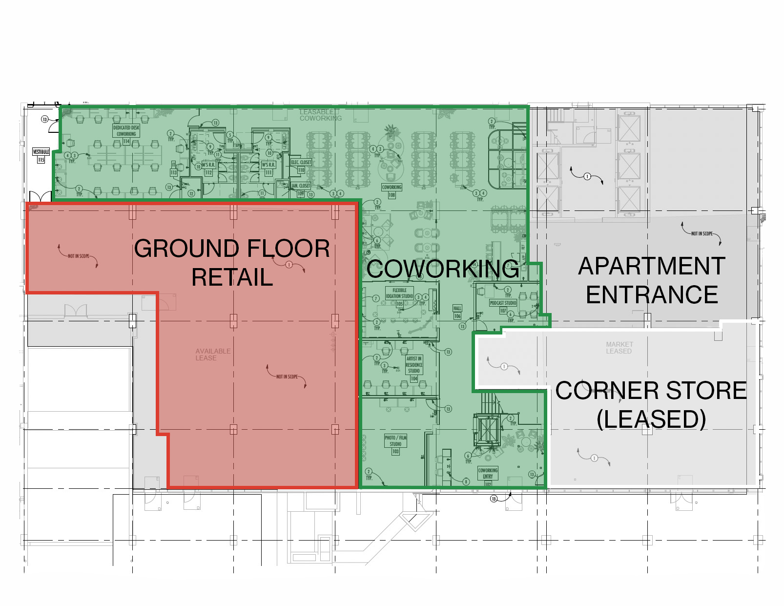 200 W Monroe St, Phoenix, AZ for lease Floor Plan- Image 1 of 1