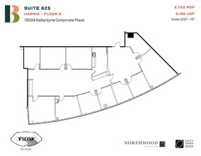 13024 Ballantyne Corporate Pl, Charlotte, NC for lease Floor Plan- Image 1 of 1