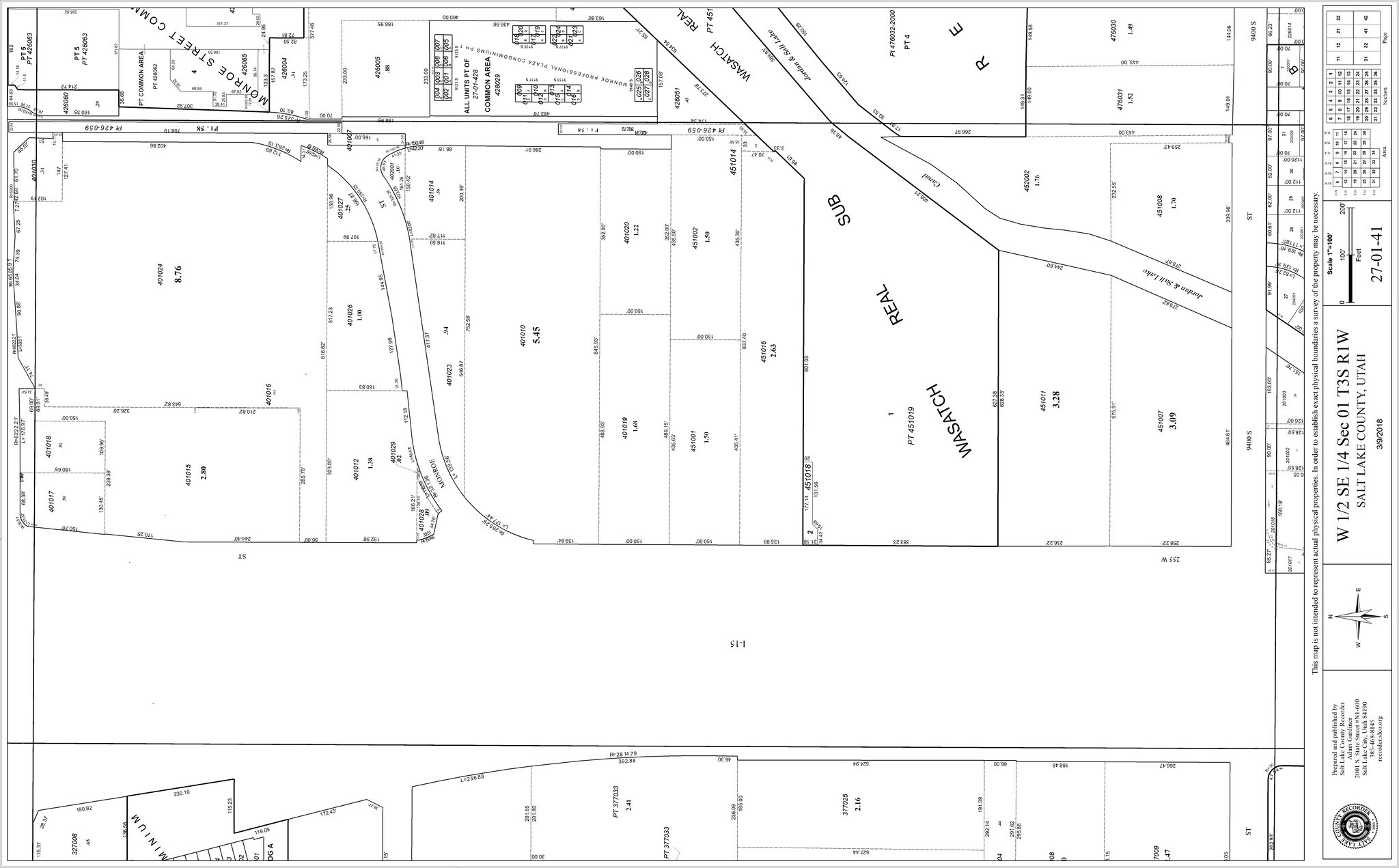253 W 9000 S, Sandy, UT 84070 JIFFY LUBE EXCESS LAND SANDY