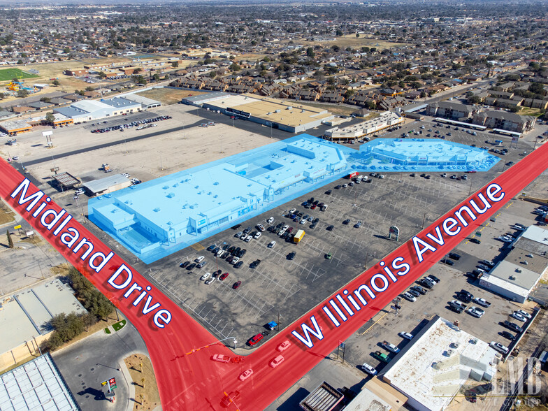 4200--4320 W Illinois Ave, Midland, TX for lease - Building Photo - Image 1 of 5