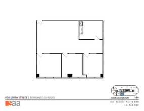 970 W 190th St, Torrance, CA for lease Floor Plan- Image 1 of 1