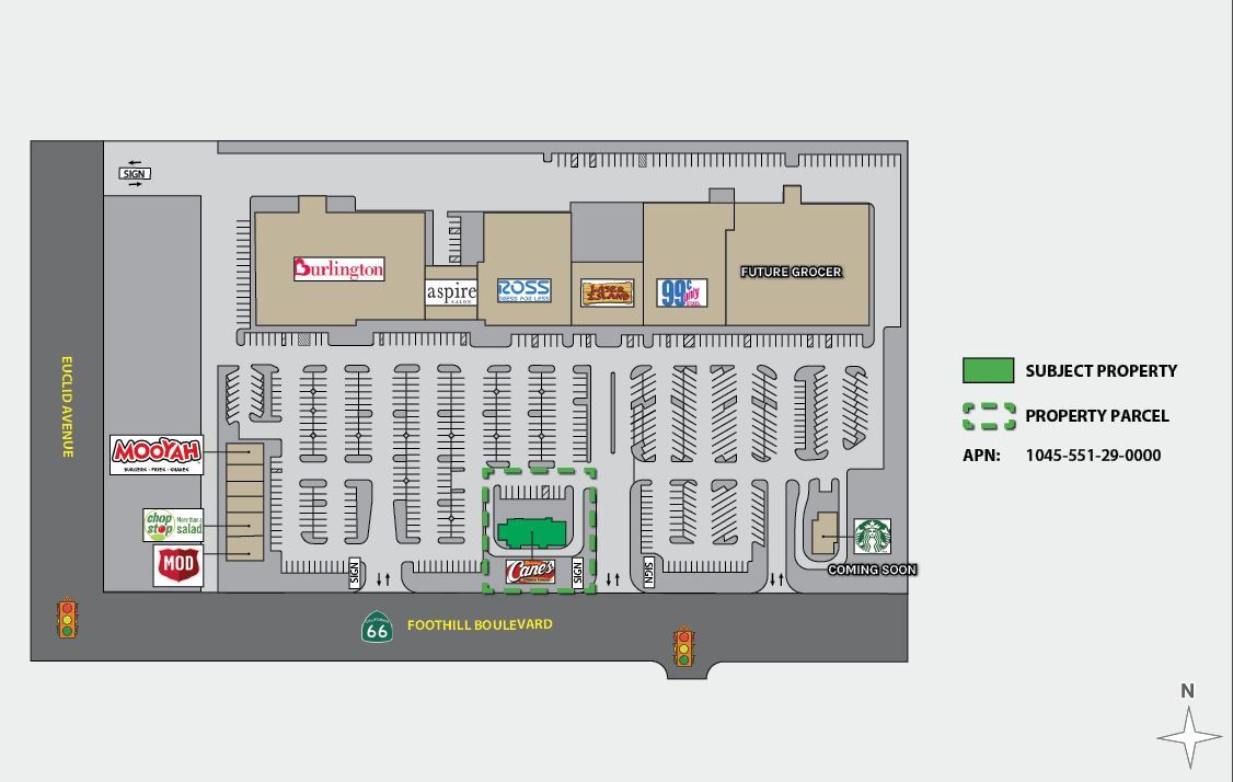 183 E Foothill Blvd, Upland, CA for sale Site Plan- Image 1 of 1